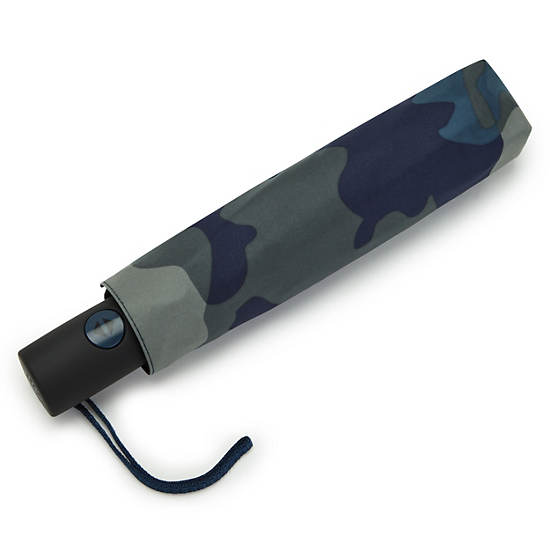 Kipling New Printed Umbrella Auto Open Aksesuar Gri Camo | TR 1504WN